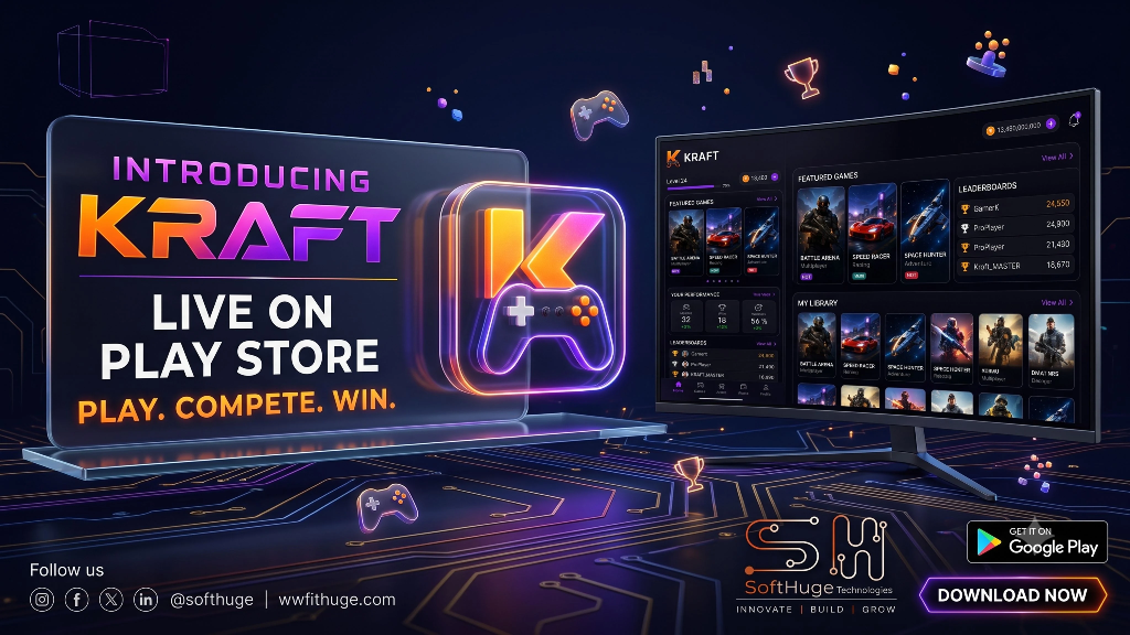 Kraft - 50+ Arcade Games Hub