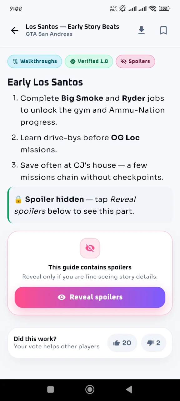 CheatDex: Game Cheats & Guides Screen 5